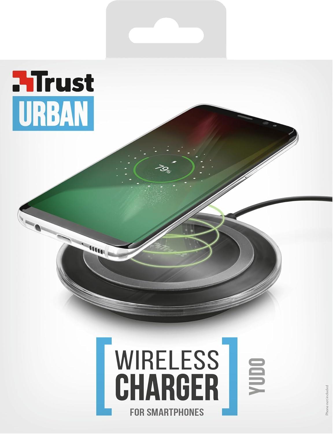 Trust  21310 Yudo Wireless Charger QI Compatible Smartphones 5W Grey