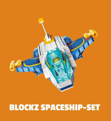 Blockz Spaceship Building Brick Set 208 Pieces Ages 6+