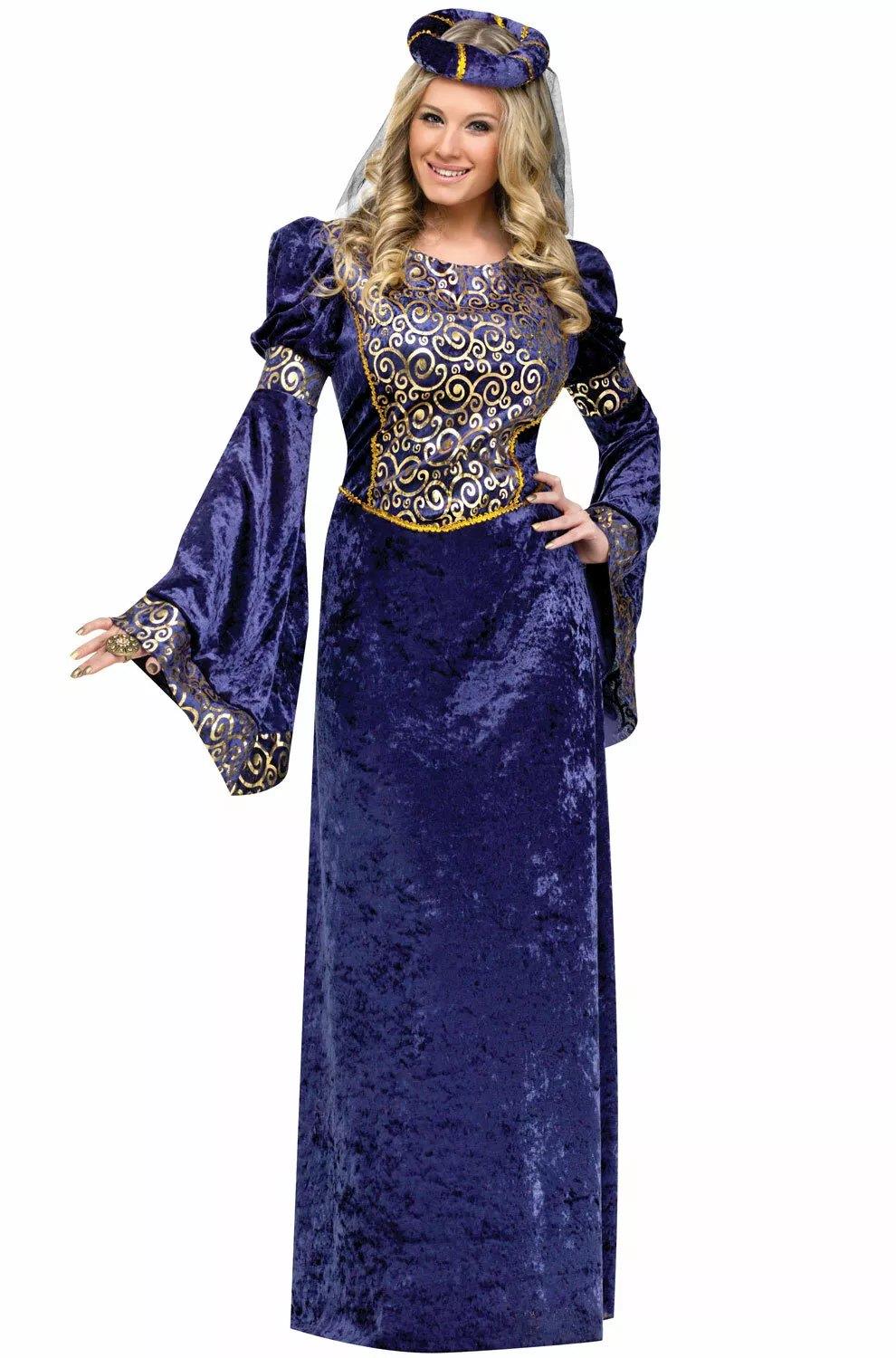 Women's Royal Renaissance Maiden Costume - S/M