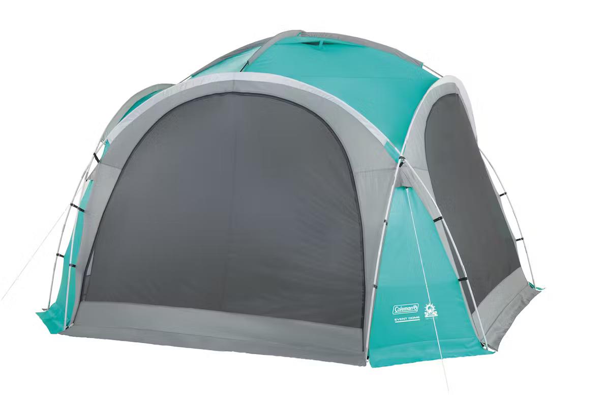 Coleman Event Dome L Shelter 3.65m with  4 Screen Walls and  2 Doors