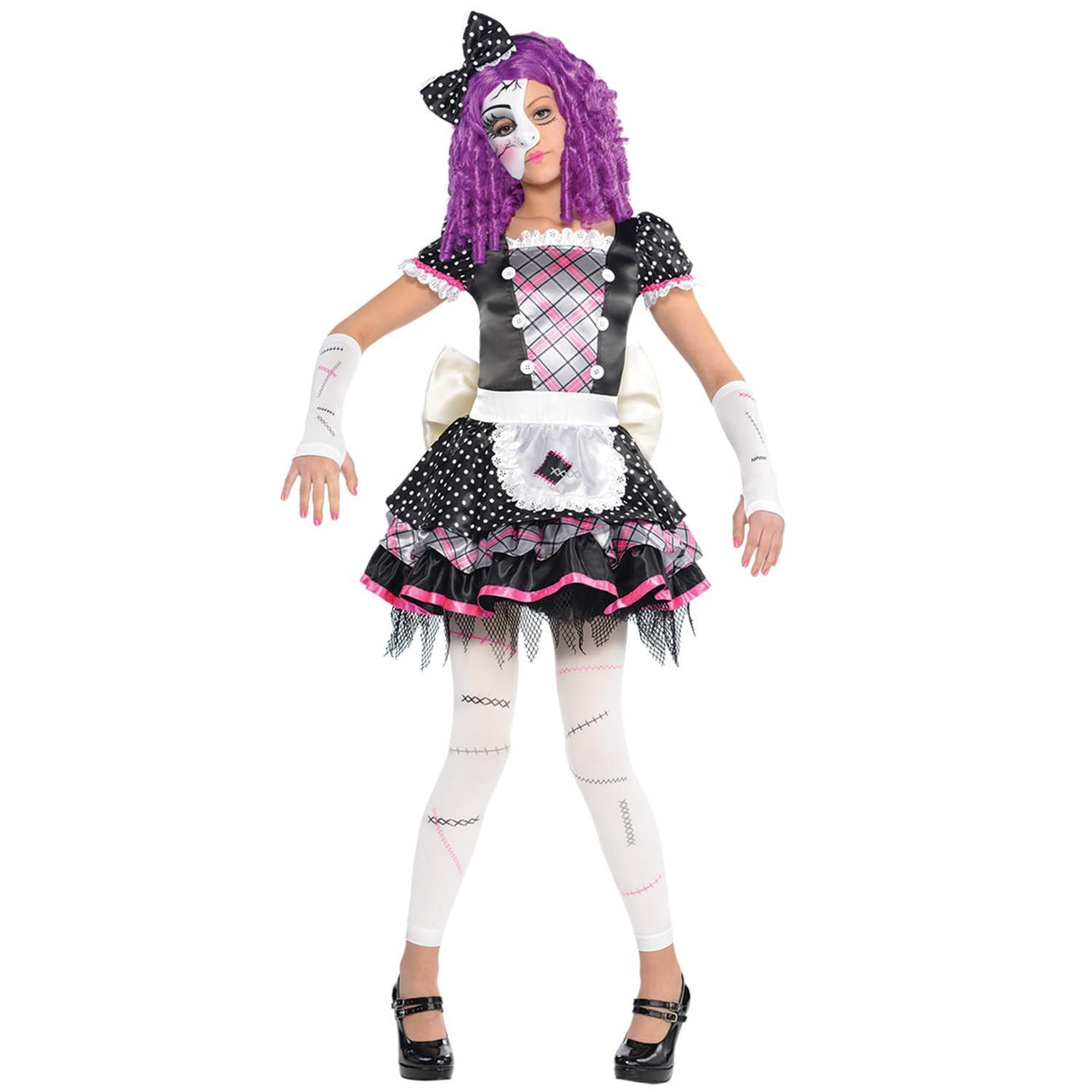 Child Damaged Doll Zombie Halloween Costume - 4-6 Years