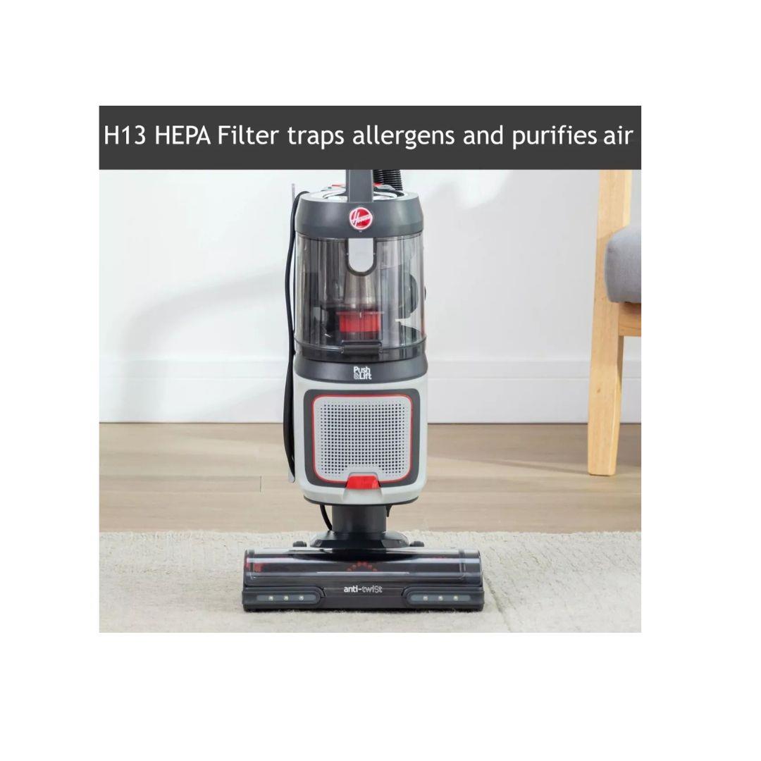 Hoover HL500HM HL5 Push and Lift Anti-Twist Home Vacuum Grey/Red 1.4L