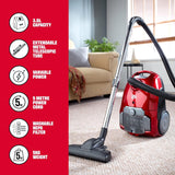 Dirt Devil DVLCY07 Bagged Cylinder Vacuum Cleaner 3.5L 700W Red