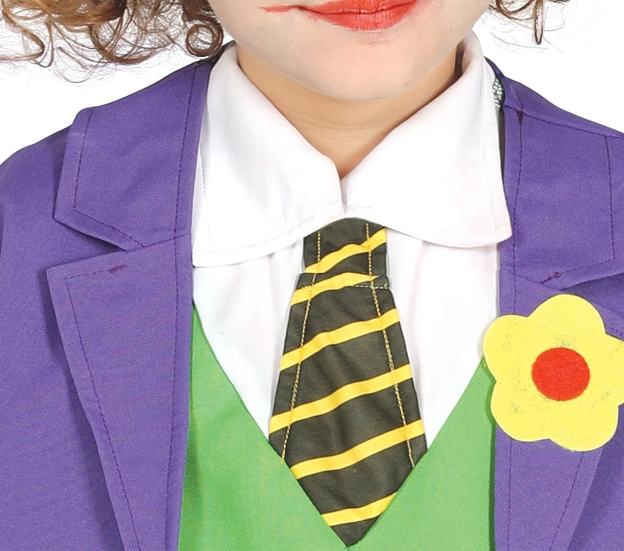 Child Crazy Joker Batman Inspired Costume - 7-9 Years