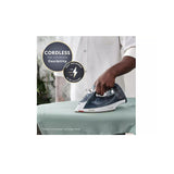 Breville VIN439 Turbo Charge Cordless Iron 2600W Steam Shot Navy