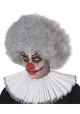 Adult Gray Jumbo Afro Clown Wig