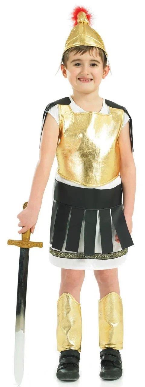 Child Boys Roman Soldier Costume - S