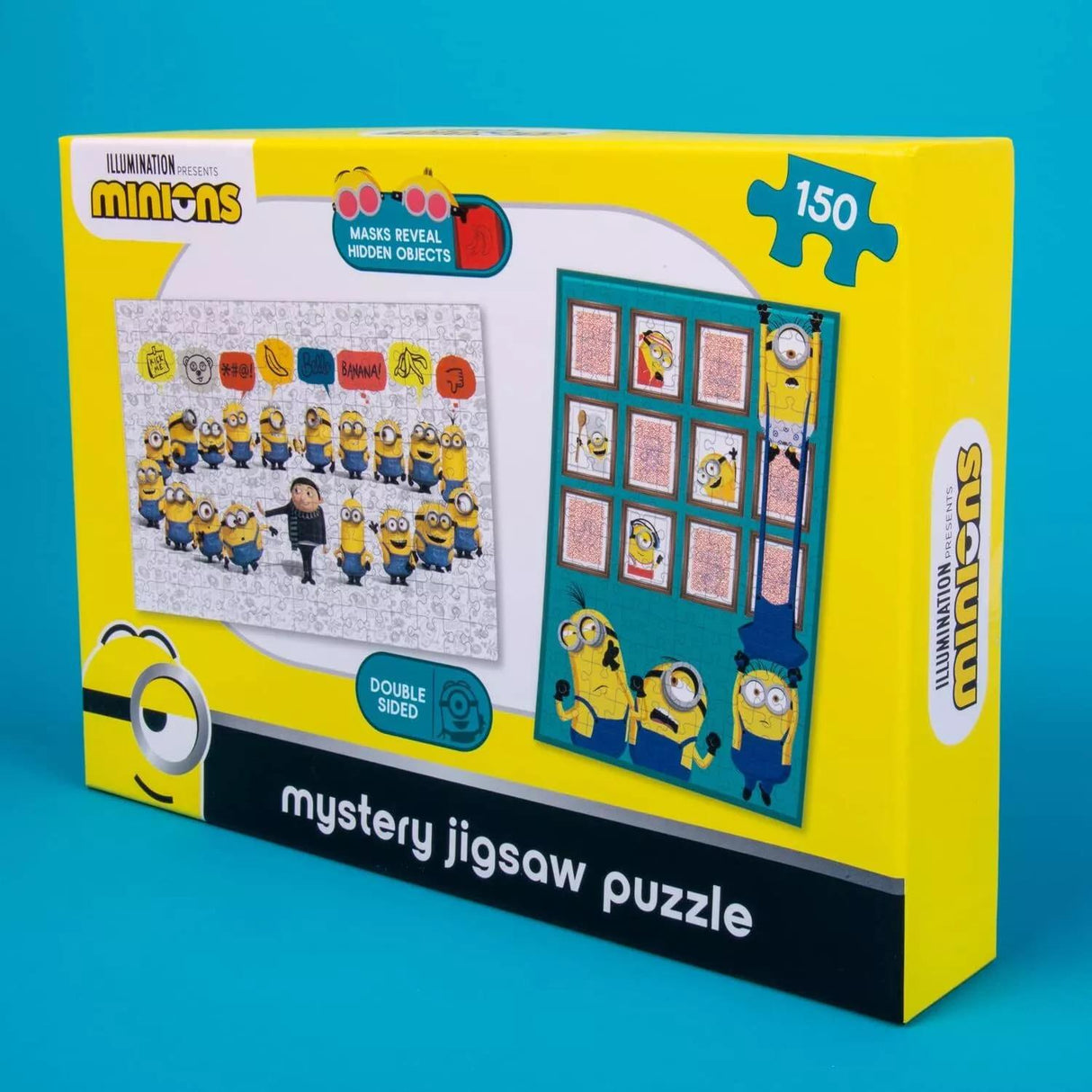 Officially Licensed Minions 150 Piece Double Sided Magic Jigsaw Puzzle