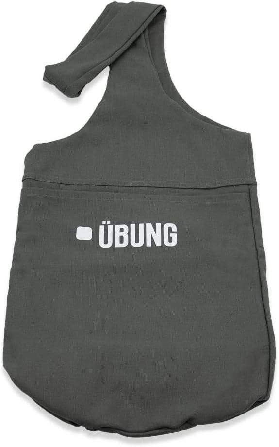 UBUNG Yoga Kit Bag with Large and Small Pockets Long Strap Fits Most Size Mats Grey