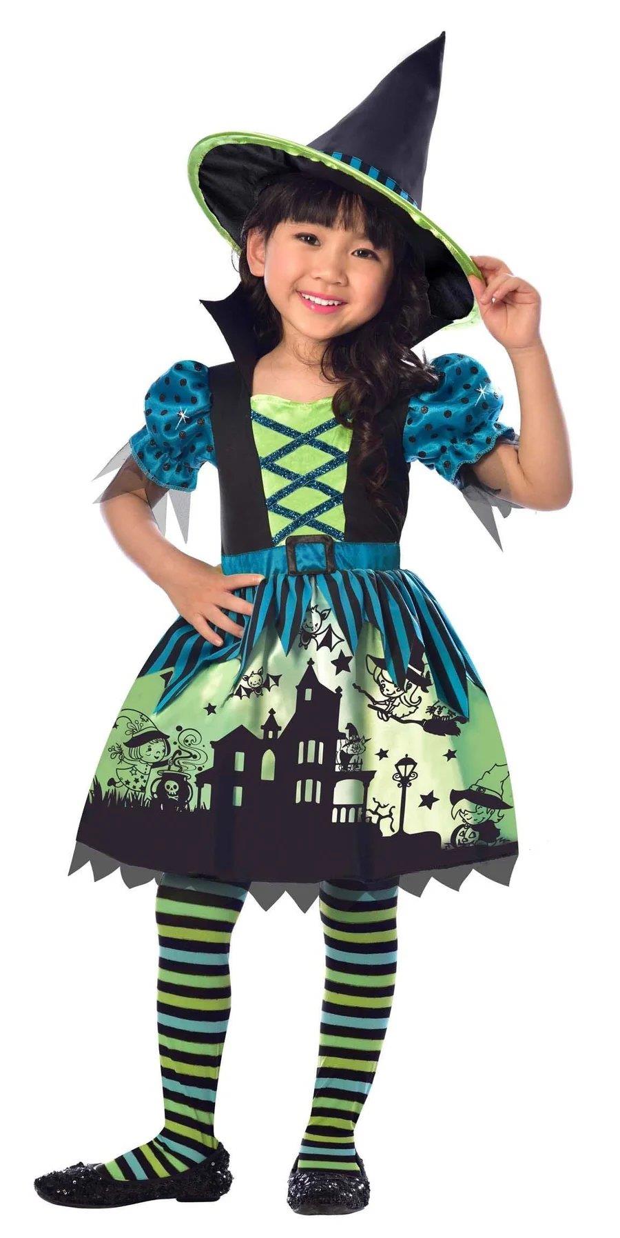 Child Hocus Pocus Witch Halloween Costume - 4-6 Years