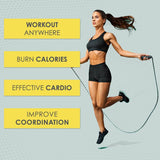 UBUNG Skipping Rope Fitness Jump Rope with Tangle Free  Adjustable Length with Foam Handle Red