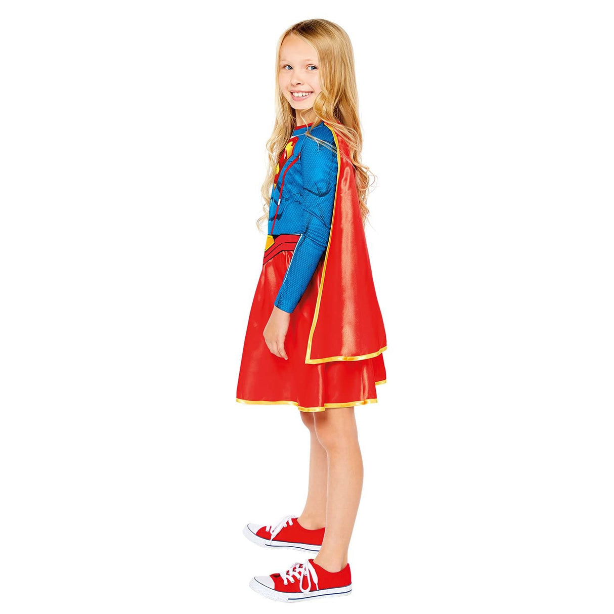 Child Supergirl Sustainable Costume - 8-10 Years