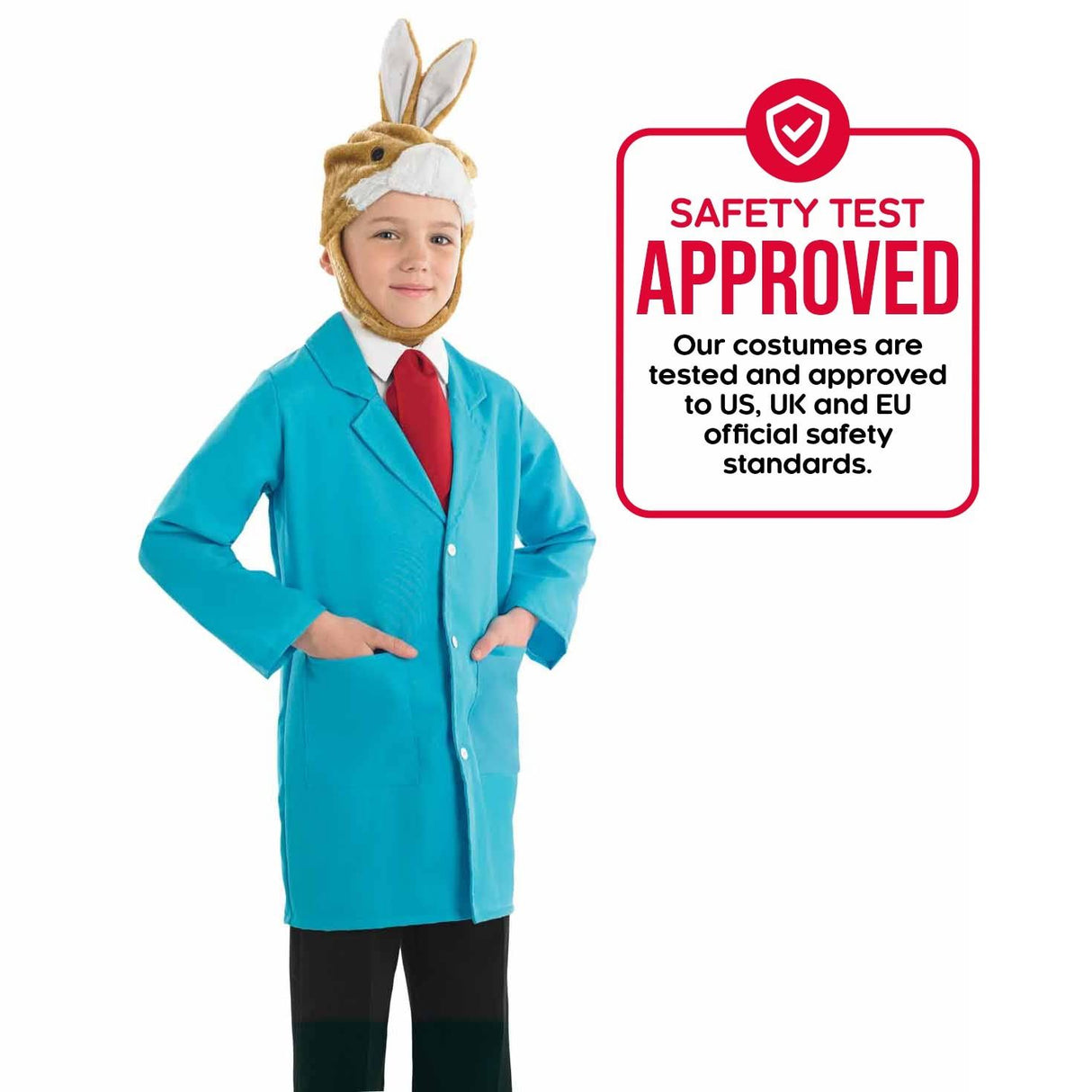 Boys Mr Brown Rabbit March Animal Costume - XL