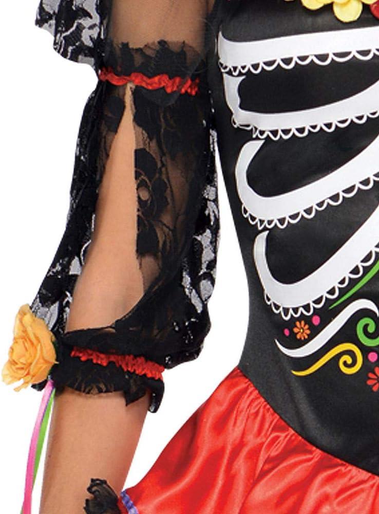 Women's Day Of The Dead Senorita Skeleton Costume XL 16-18