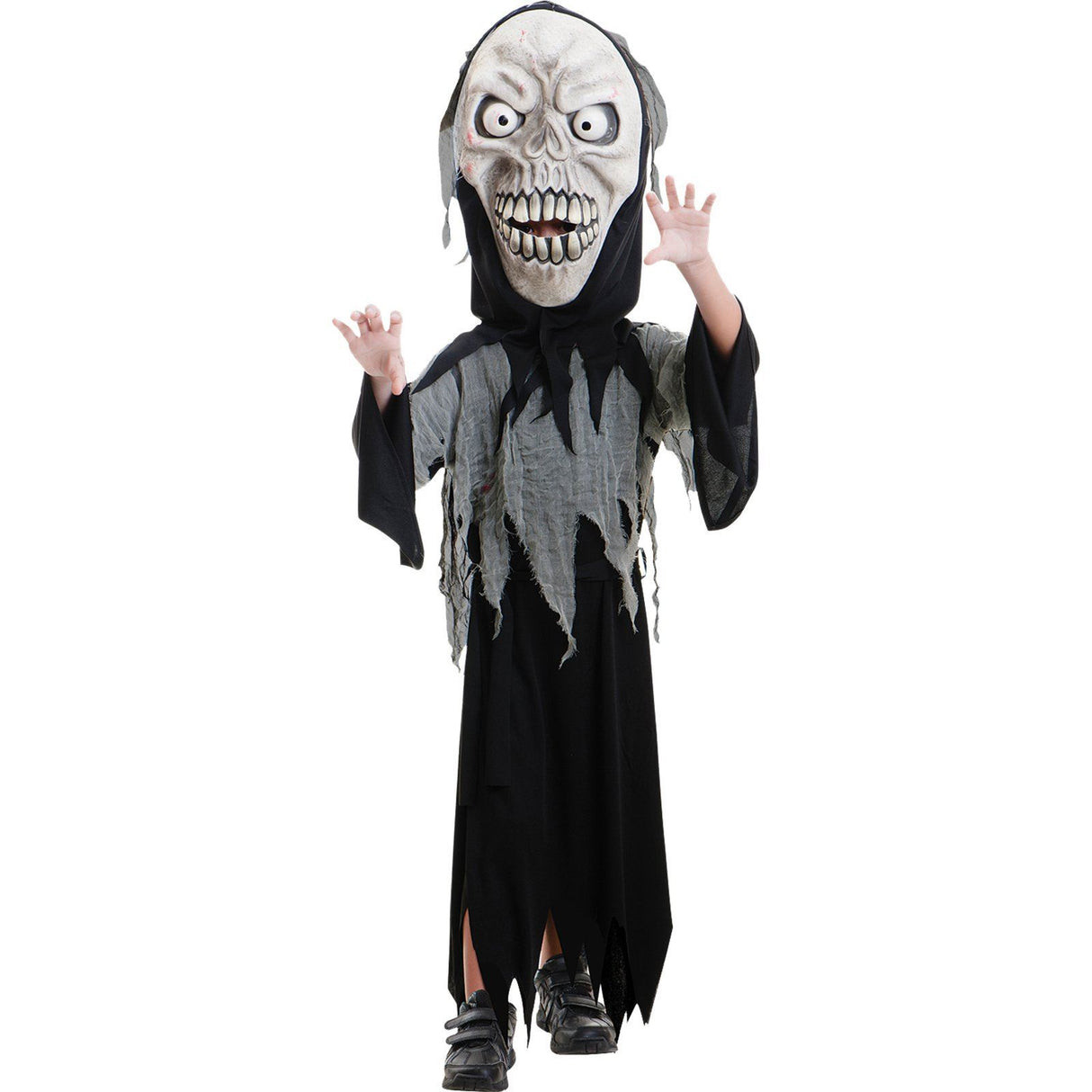 Child Fright Ghoul Big Head Halloween Costume - 6-8 Years
