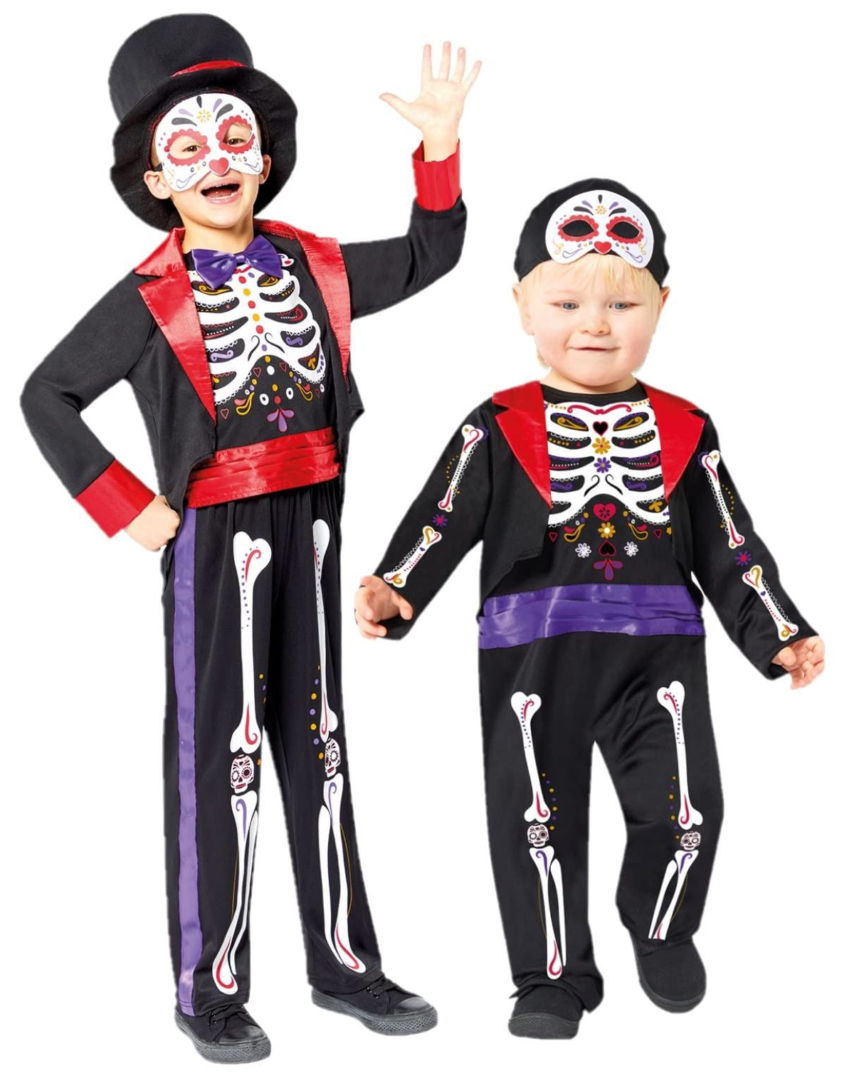 Child Mexican Day of the Dead Costume - 6-8 Years