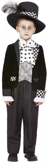 Child Dark Mad Hatter Costume - Medium