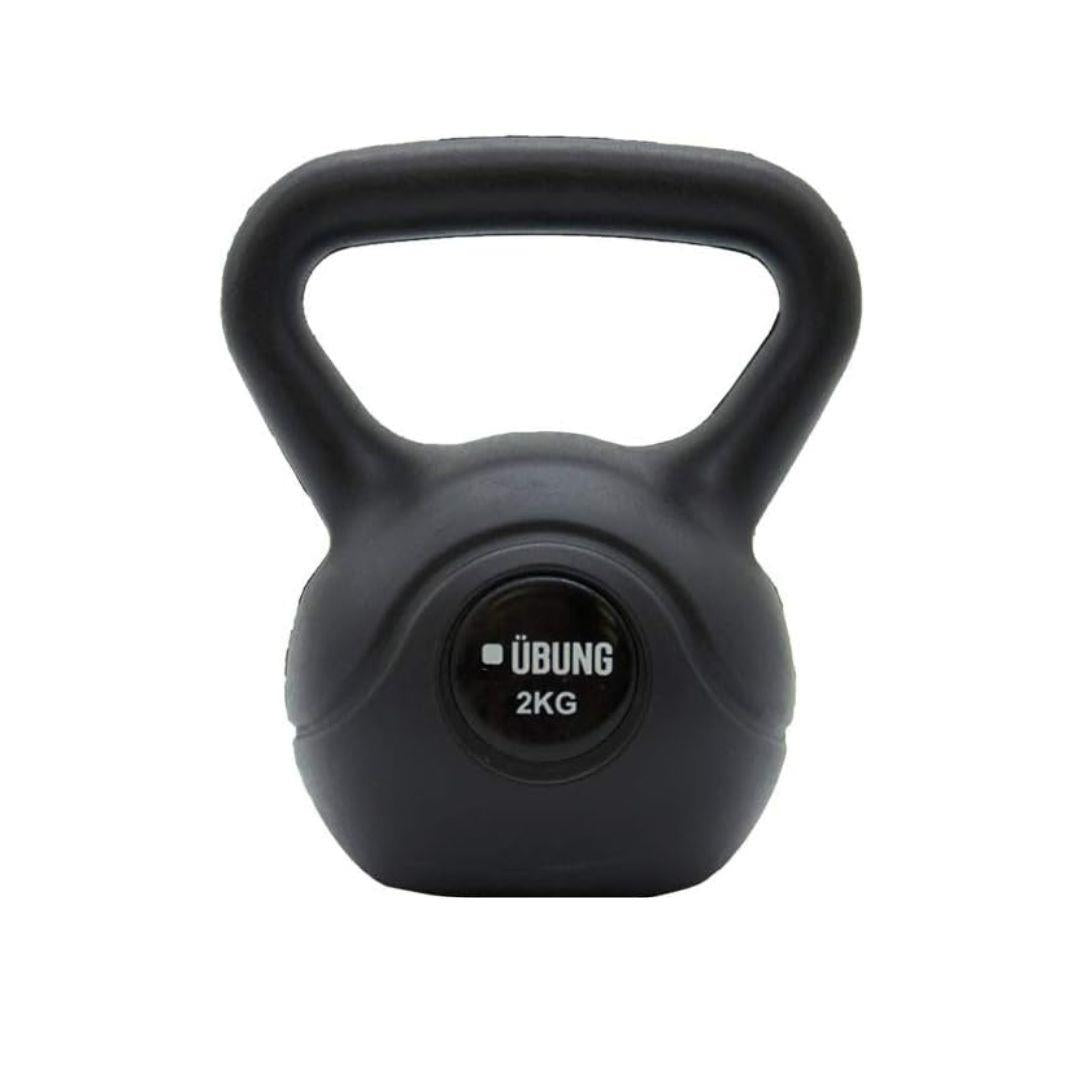 UBUNG Fitness Kettlebell for Weight Lifting Workout 2kg Black