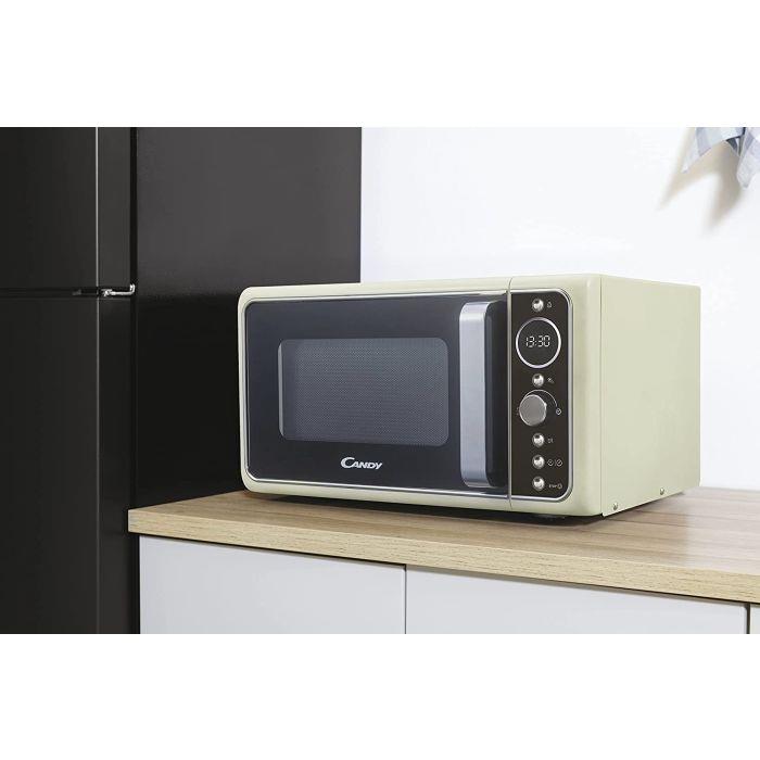 Candy DIVO W20CC UK 20 Litre Retro Microwave Beige