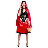 Women's Traditional Red Riding Hood Ladies Costume