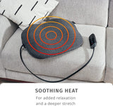 Homedics Stretch Mini Massager Mat with Soothing Heat Grey