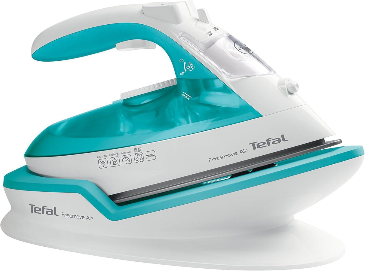 Tefal FV6520G0 Freemove Air 2400w 0.25L Cordless Steam Iron White/Blue