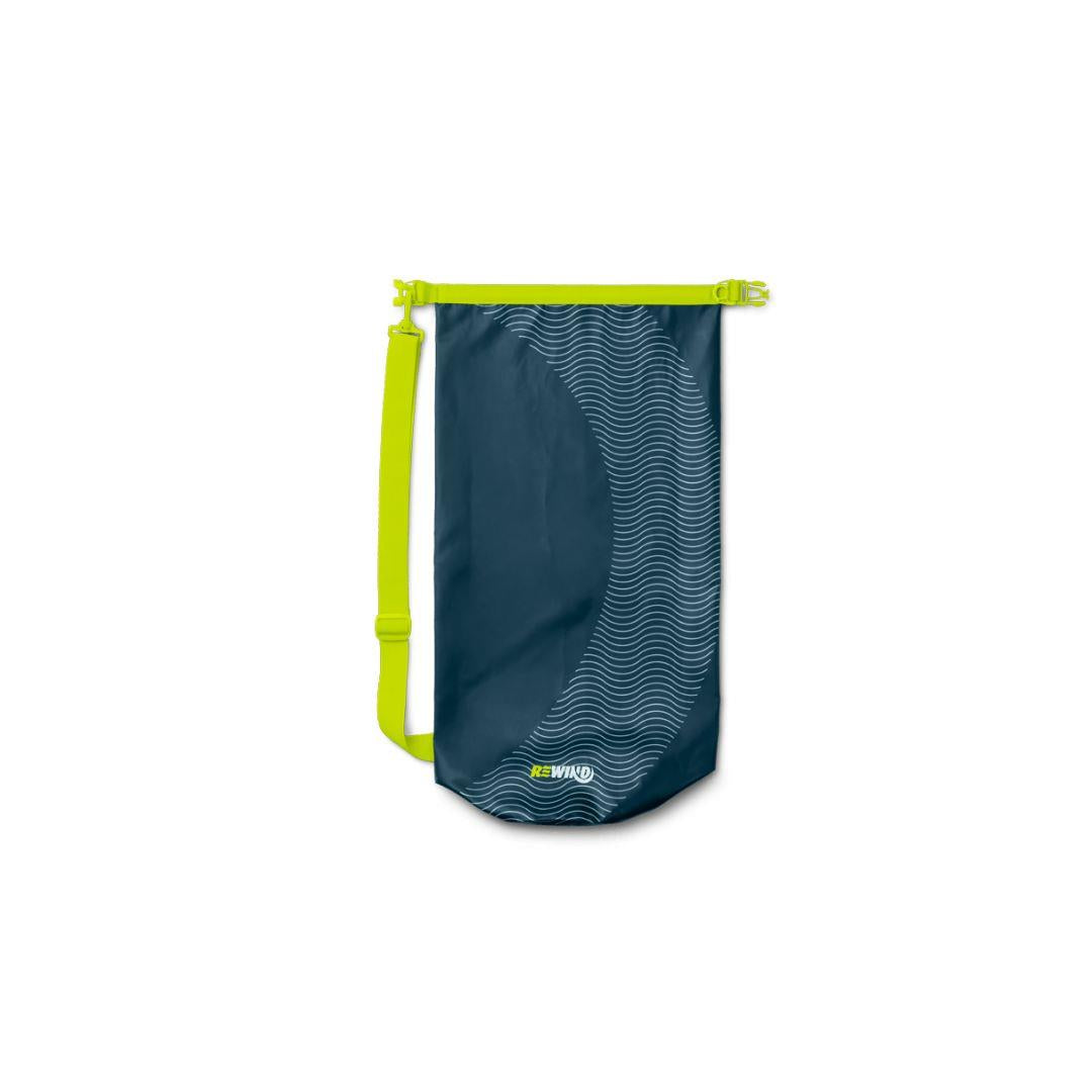 Rewind Dry Bag with Clip Fastener Adjustable up to 22L Blue