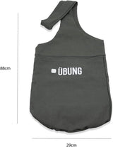 UBUNG Yoga Kit Bag with Large and Small Pockets Long Strap Fits Most Size Mats Grey