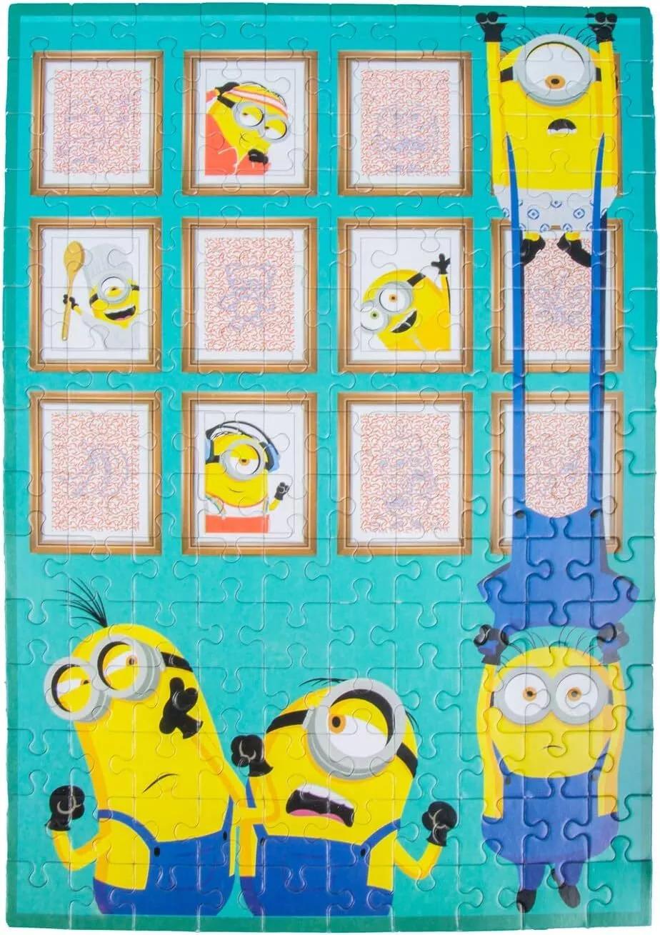 Officially Licensed Minions 150 Piece Double Sided Magic Jigsaw Puzzle