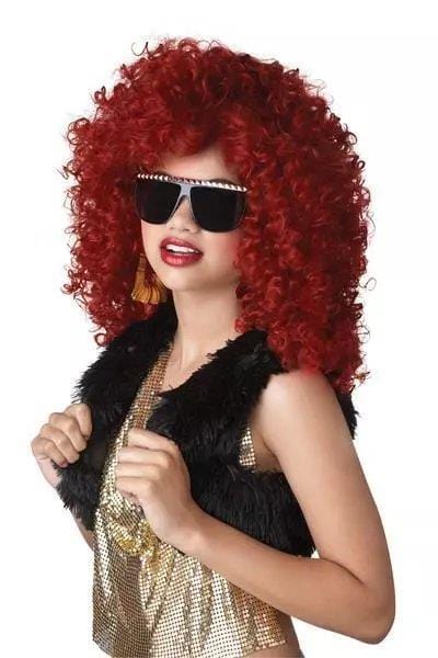 Womens Fancy Dress 70661 Adult Saweetie Dancehall Diva Glam Wig