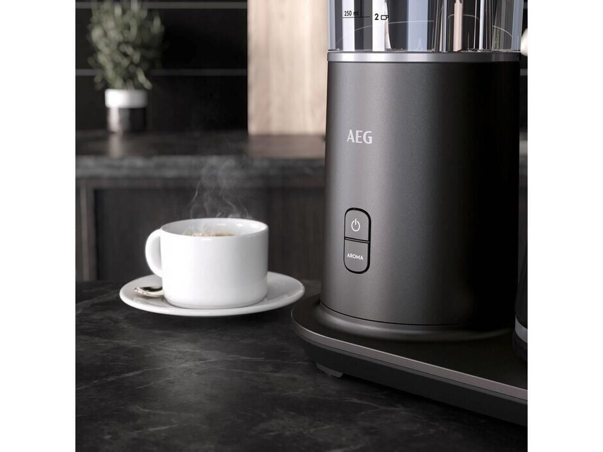 CLICKK Home Store 950008660 AEG Coffee Machine 1600W 1.15L Midnight Titanium - EU Plug