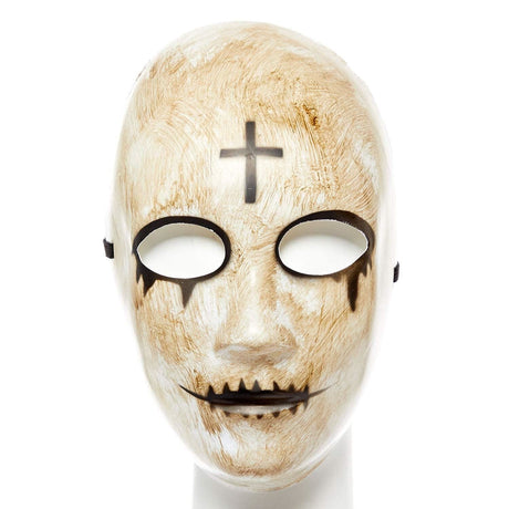 Fancy Dress 9908116 Amscan Horror Cross Design Adults Halloween Mask