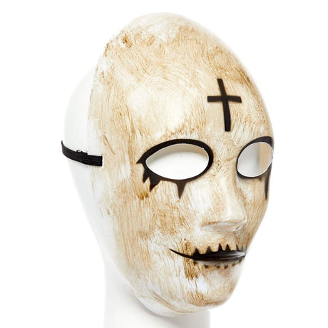 Fancy Dress 9908116 Amscan Horror Cross Design Adults Halloween Mask