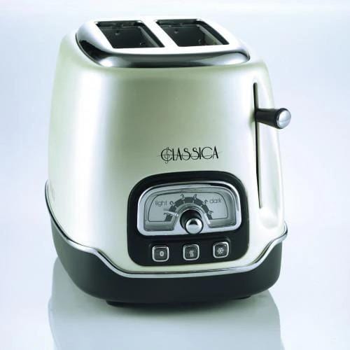 Ariete 158 Ariete Classic Toaster - 2 Slices 3 Functions 6 Browning Levels Pearl