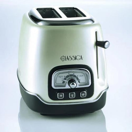 Ariete 158 Ariete Classic Toaster - 2 Slices 3 Functions 6 Browning Levels Pearl