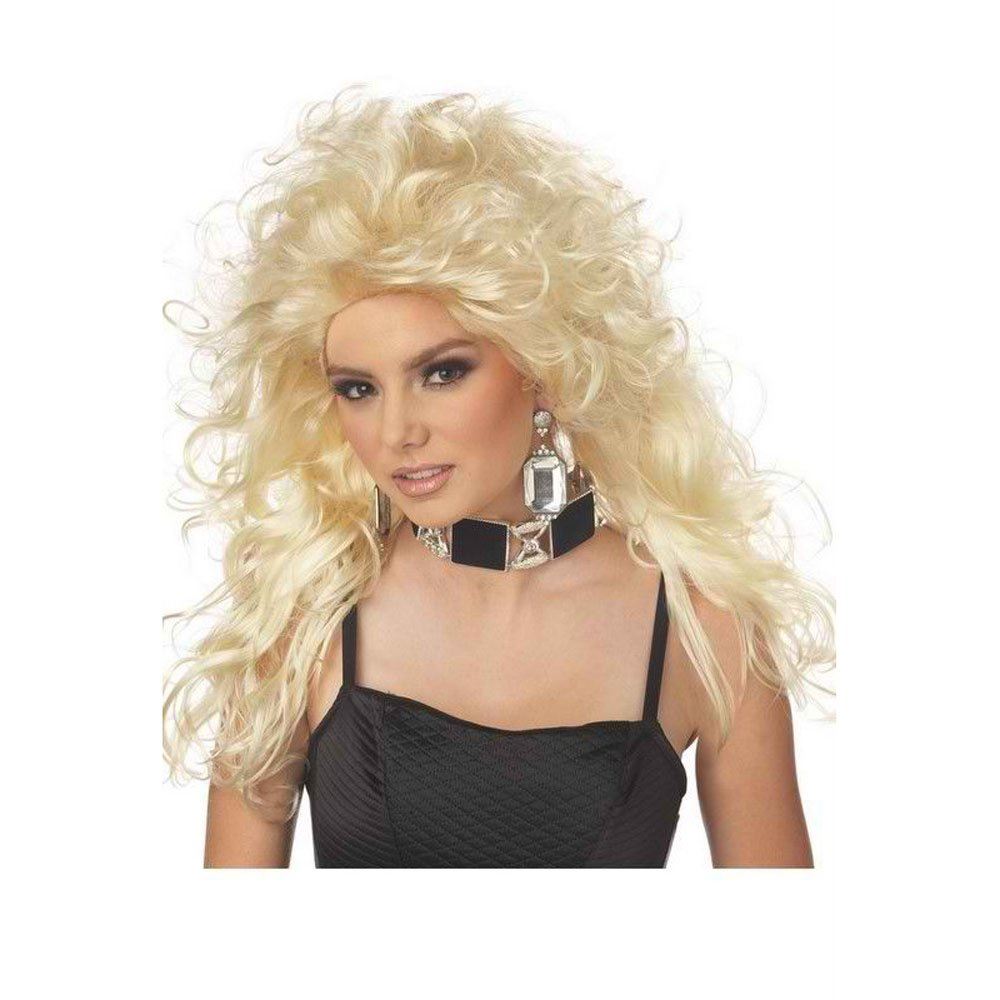 Women's Cover Model Blonde Long Curly Wig