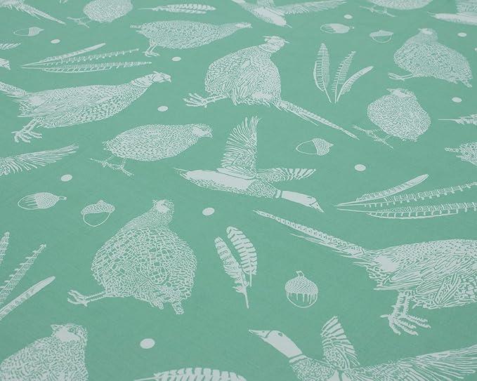 Creative Cloth Moorland Birds King Size Duvet Reversible Set Green