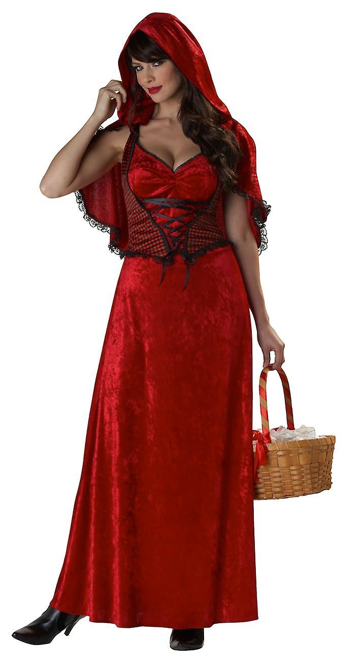 Womens Miss Red Riding Hood Costume - L
