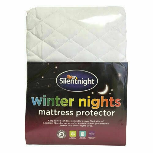 CLICKK Home Store ABC-0030 Silentnight Winter Nights Mattress Protector - Single