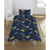 CLICKK Home Store ABC-0036 Space Invaders Single Duvet Set