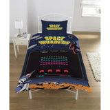 CLICKK Home Store ABC-0036 Space Invaders Single Duvet Set