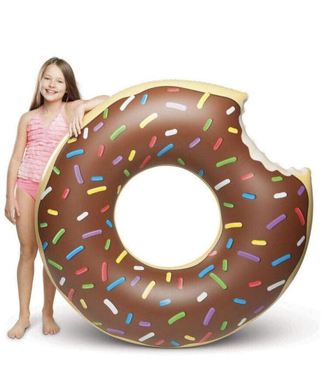 CLICKK Home Store Float Big Mouth Toys Donut Swimming Pool Inflatable