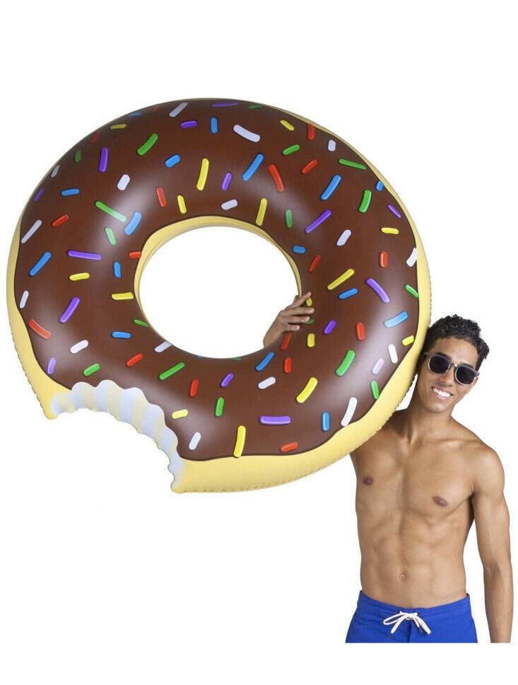 CLICKK Home Store Float Big Mouth Toys Donut Swimming Pool Inflatable