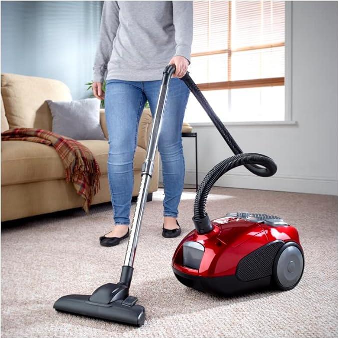 Dirt Devil DVLCY07 Bagged Cylinder Vacuum Cleaner 3.5L 700W Red