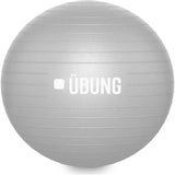 UBUNG Anti Burst Exercise Fitness Ball 65cm Swiss Ball with Pump Non Slip Light Grey