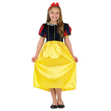 Girls Fairytale Snow White Girls Fancy Dress Costume - S