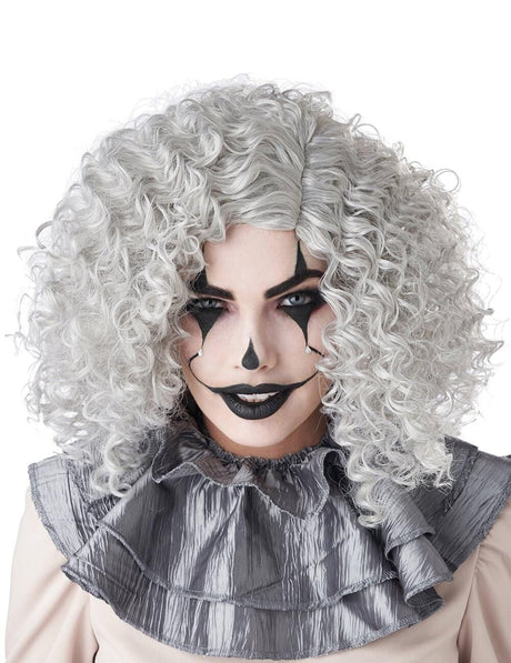 Fancy Dress 7020-119 California Costumes Corkscrew Clown Curly Wig