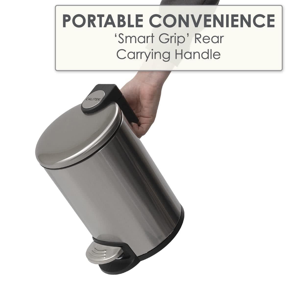 Calitek CAL037 CALITEK Bathroom Pedal Bin -  3 Litre