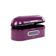 Calitek CAL064 CALITEK Retro Style Round Top Steel Bread Bin - Purple