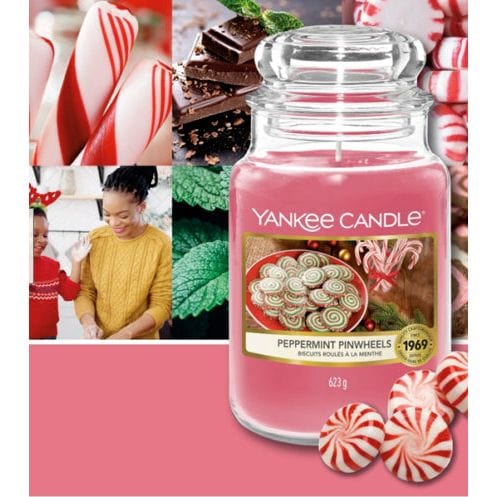 Yankee Candle 1720940E Yankee Candle Peppermint Pinwheels - Large Jar